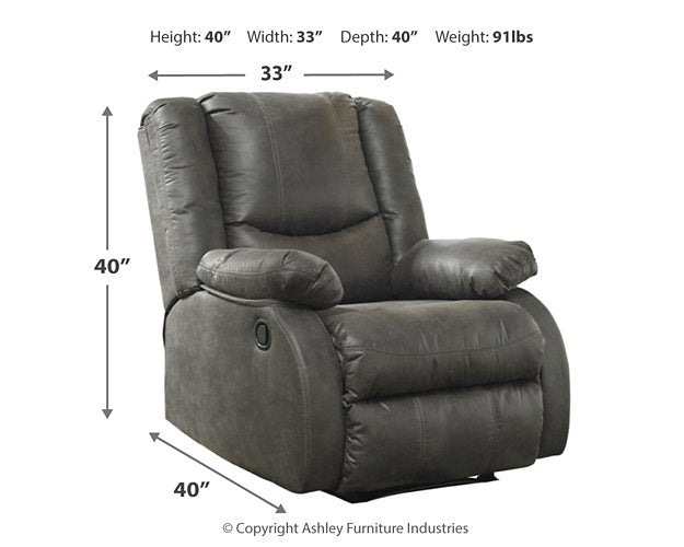 Bladewood Recliner - World Furniture Gallery (Newark, CA)