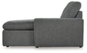 Hartsdale 3-Piece Right Arm Facing Reclining Sofa Chaise - World Furniture Gallery (Newark, CA)