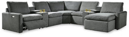 Hartsdale Power Reclining Sectional with Chaise - World Furniture Gallery (Newark, CA)