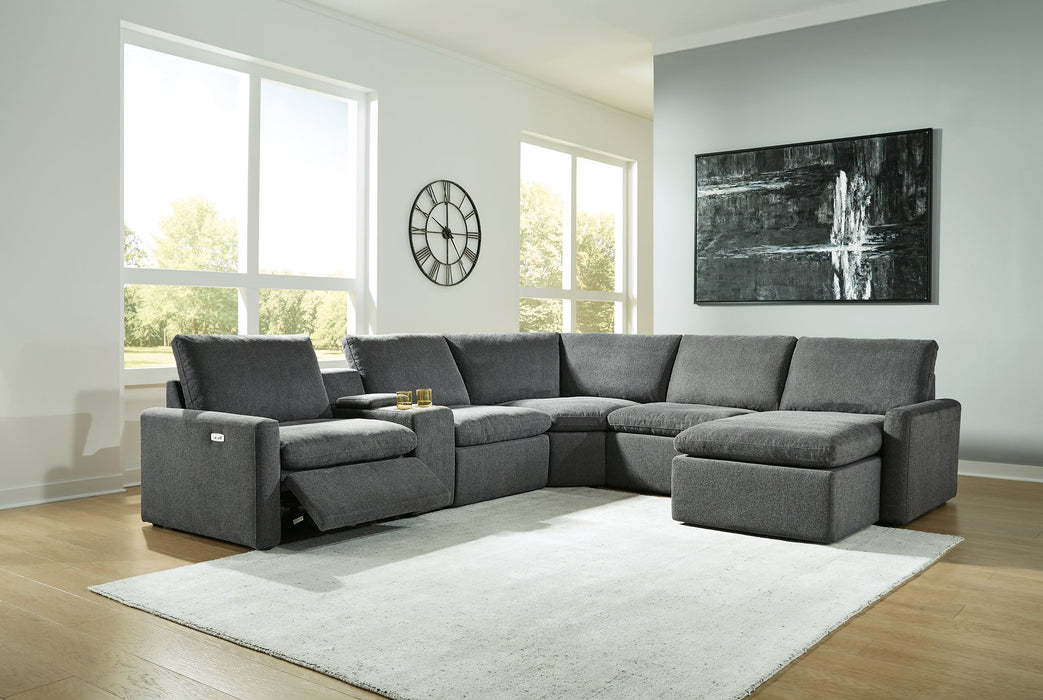 Hartsdale Power Reclining Sectional with Chaise - World Furniture Gallery (Newark, CA)