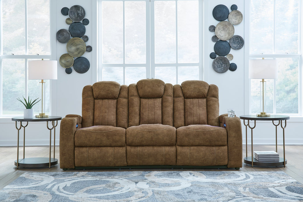 Wolfridge Power Reclining Sofa - World Furniture Gallery (Newark, CA)