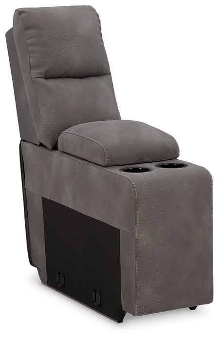 Next-Gen DuraPella Power Reclining Sectional Loveseat with Console - World Furniture Gallery (Newark, CA)