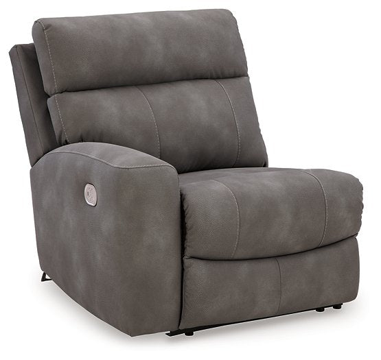 Next-Gen DuraPella Power Reclining Sectional Loveseat with Console - World Furniture Gallery (Newark, CA)