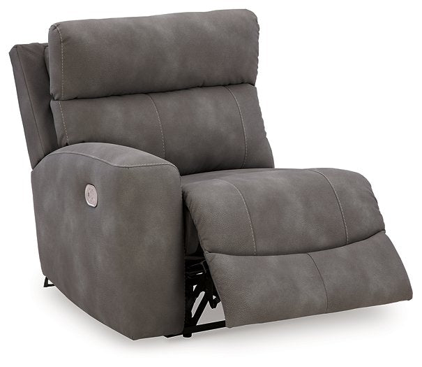 Next-Gen DuraPella Power Reclining Sectional Loveseat with Console - World Furniture Gallery (Newark, CA)