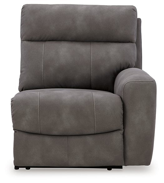 Next-Gen DuraPella Power Reclining Sectional Loveseat with Console - World Furniture Gallery (Newark, CA)