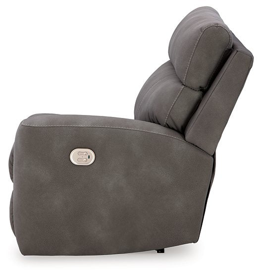 Next-Gen DuraPella Power Reclining Sectional Loveseat with Console - World Furniture Gallery (Newark, CA)