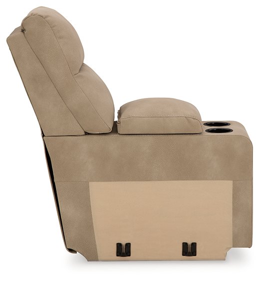 Next-Gen DuraPella Power Reclining Sectional Loveseat with Console - World Furniture Gallery (Newark, CA)