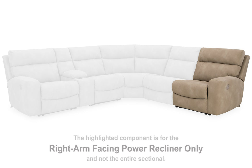 Next-Gen DuraPella Power Reclining Sectional Loveseat - World Furniture Gallery (Newark, CA)