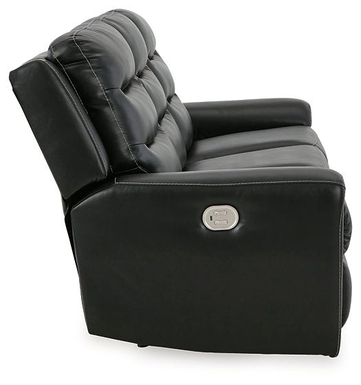 Warlin Power Reclining Sofa - World Furniture Gallery (Newark, CA)