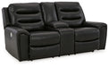 Warlin Power Reclining Loveseat with Console - World Furniture Gallery (Newark, CA)