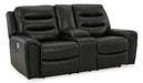 Warlin Power Reclining Loveseat with Console - World Furniture Gallery (Newark, CA)