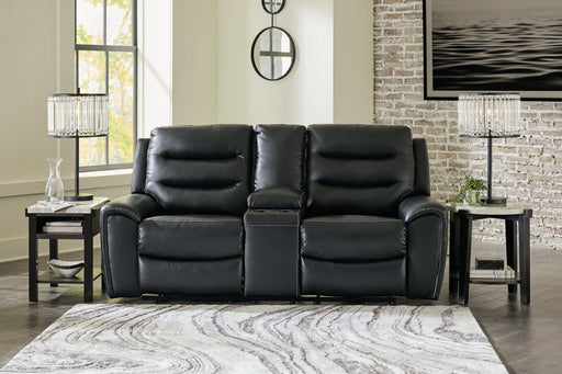 Warlin Power Reclining Loveseat with Console - World Furniture Gallery (Newark, CA)