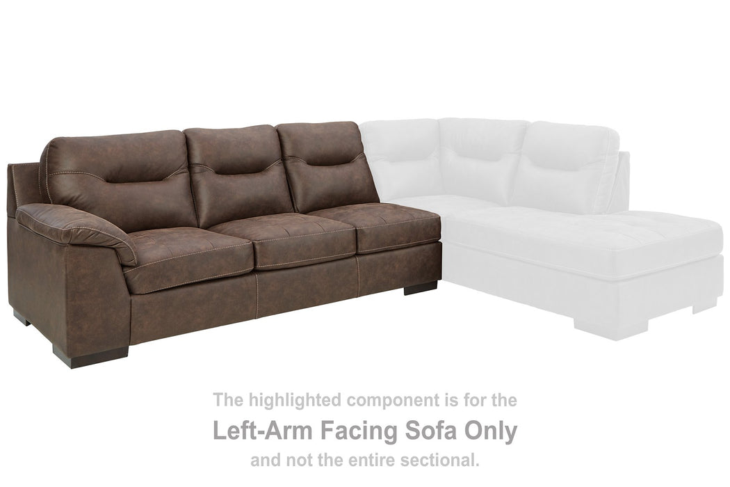 Maderla 2-Piece Sectional with Chaise - World Furniture Gallery (Newark, CA)