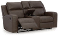 Lavenhorne Reclining Loveseat with Console - World Furniture Gallery (Newark, CA)