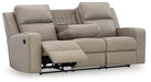 Lavenhorne Reclining Sofa with Drop Down Table - World Furniture Gallery (Newark, CA)