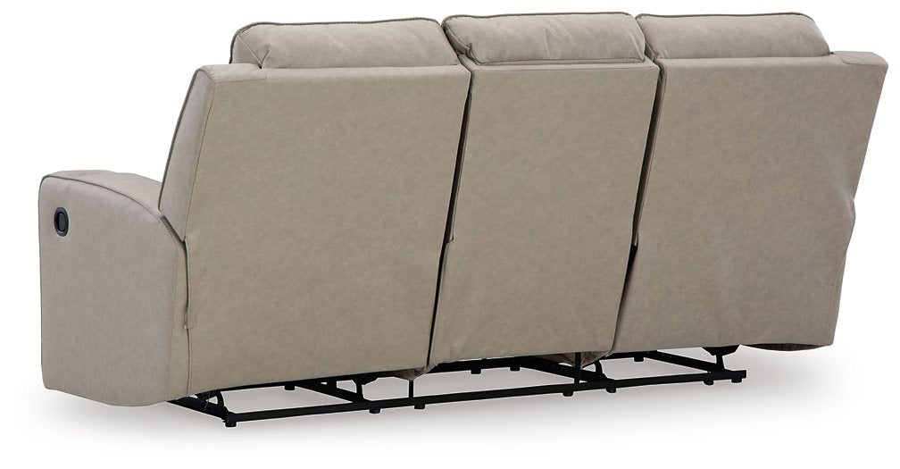 Lavenhorne Reclining Sofa with Drop Down Table - World Furniture Gallery (Newark, CA)