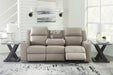 Lavenhorne Reclining Sofa with Drop Down Table - World Furniture Gallery (Newark, CA)