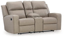 Lavenhorne Reclining Loveseat with Console - World Furniture Gallery (Newark, CA)