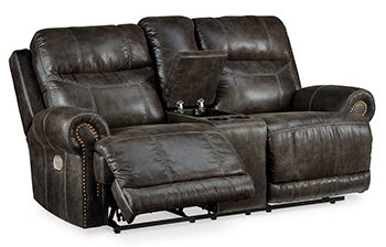 Grearview Power Reclining Loveseat with Console - World Furniture Gallery (Newark, CA)