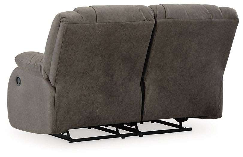 First Base Reclining Loveseat - World Furniture Gallery (Newark, CA)