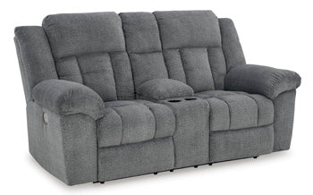 Tip-Off Power Reclining Loveseat - World Furniture Gallery (Newark, CA)