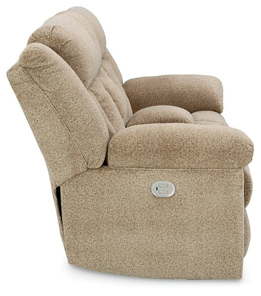 Tip-Off Power Reclining Loveseat - World Furniture Gallery (Newark, CA)