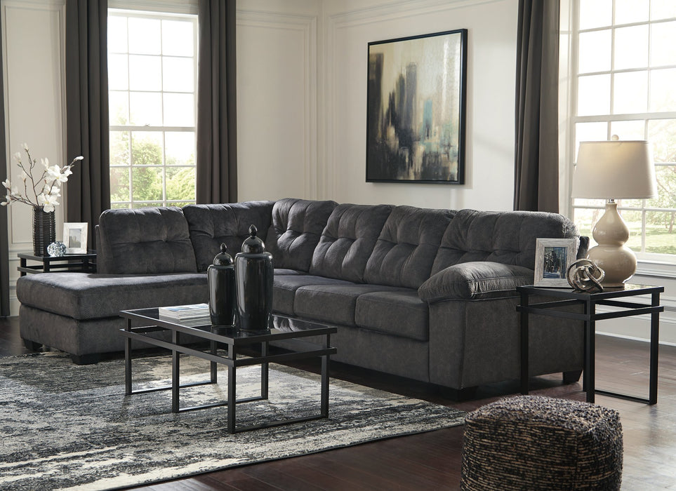 Accrington 2-Piece Sectional with Chaise - World Furniture Gallery (Newark, CA)