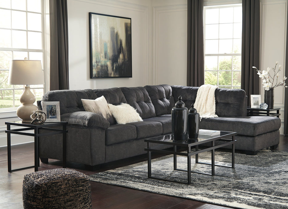 Accrington 2-Piece Sleeper Sectional with Chaise - World Furniture Gallery (Newark, CA)