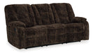 Soundwave Reclining Sofa with Drop Down Table - World Furniture Gallery (Newark, CA)