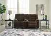 Soundwave Reclining Loveseat with Console - World Furniture Gallery (Newark, CA)