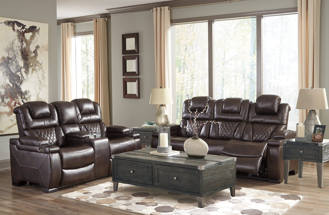 Warnerton Sofa and Loveseat - World Furniture Gallery (Newark, CA)