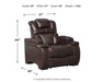 Warnerton Power Recliner - World Furniture Gallery (Newark, CA)