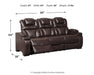 Warnerton Power Reclining Sofa - World Furniture Gallery (Newark, CA)