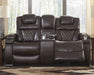 Warnerton Power Reclining Loveseat with Console - World Furniture Gallery (Newark, CA)