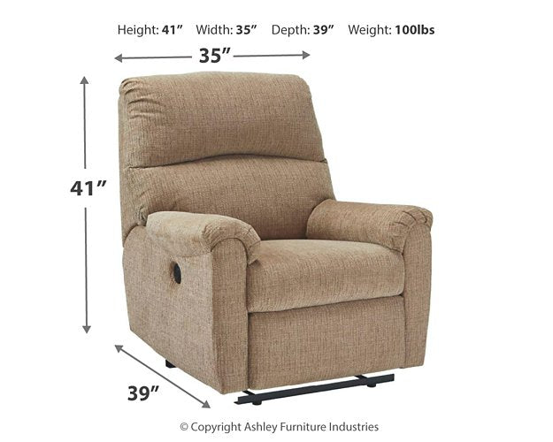 McTeer Power Recliner - World Furniture Gallery (Newark, CA)