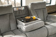 Mitchiner Reclining Sofa with Drop Down Table - World Furniture Gallery (Newark, CA)