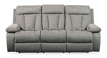 Mitchiner Reclining Sofa with Drop Down Table - World Furniture Gallery (Newark, CA)