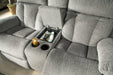 Mitchiner Reclining Loveseat with Console - World Furniture Gallery (Newark, CA)