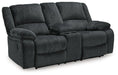 Draycoll Reclining Loveseat with Console - World Furniture Gallery (Newark, CA)