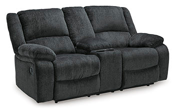 Draycoll Reclining Loveseat with Console - World Furniture Gallery (Newark, CA)