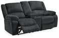 Draycoll Reclining Loveseat with Console - World Furniture Gallery (Newark, CA)