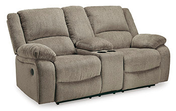 Draycoll Reclining Loveseat with Console - World Furniture Gallery (Newark, CA)