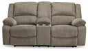 Draycoll Power Reclining Loveseat with Console image