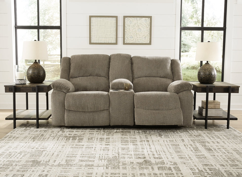 Draycoll Reclining Loveseat with Console - World Furniture Gallery (Newark, CA)