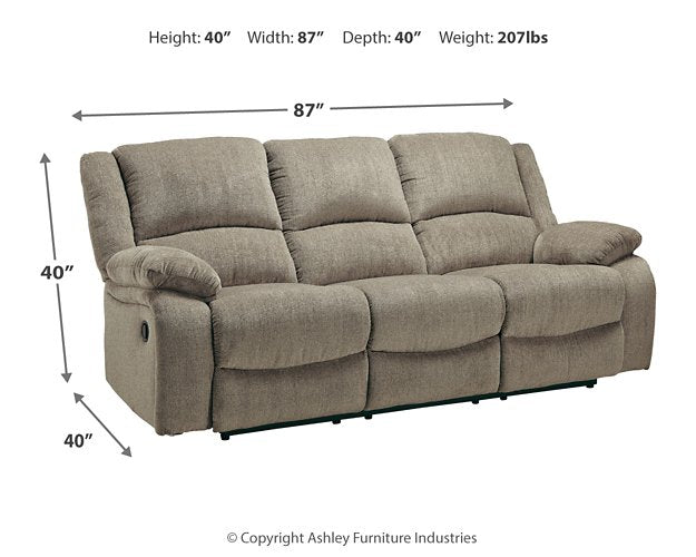 Draycoll Reclining Sofa - World Furniture Gallery (Newark, CA)