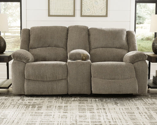 Draycoll Reclining Loveseat with Console - World Furniture Gallery (Newark, CA)