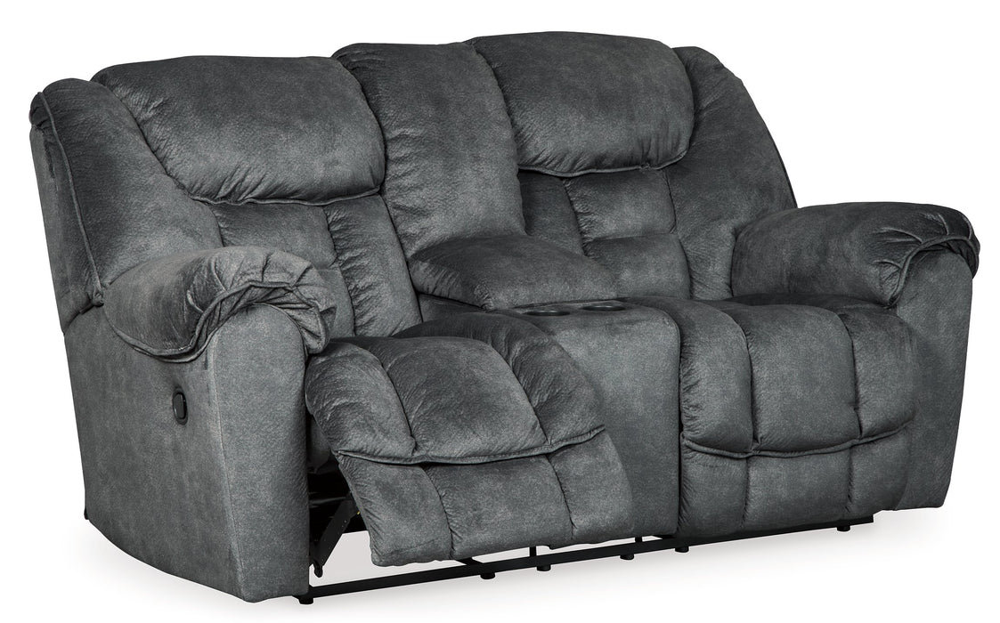 Capehorn Reclining Loveseat with Console - World Furniture Gallery (Newark, CA)