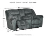 Capehorn Reclining Loveseat with Console - World Furniture Gallery (Newark, CA)