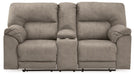 Cavalcade Power Reclining Loveseat with Console - World Furniture Gallery (Newark, CA)