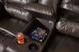 Vacherie Reclining Loveseat with Console - World Furniture Gallery (Newark, CA)